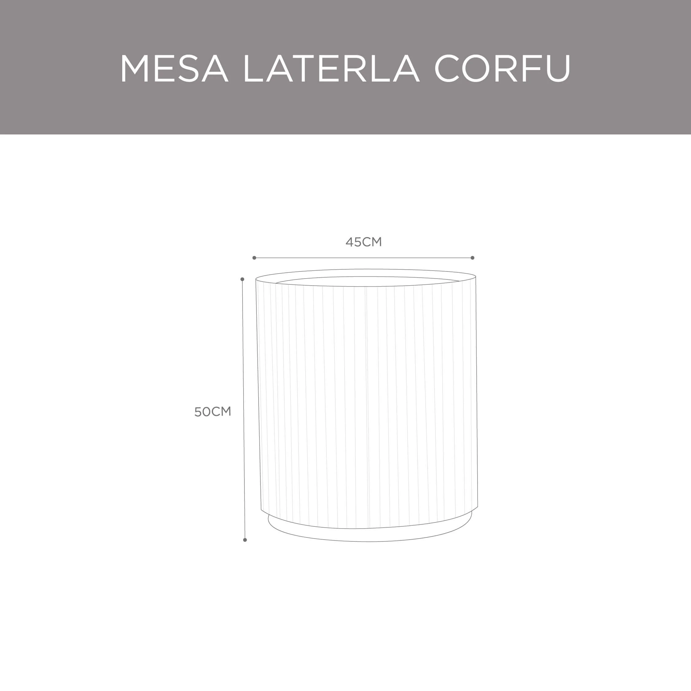Mesa Lateral Corfu Caramel - Image 4