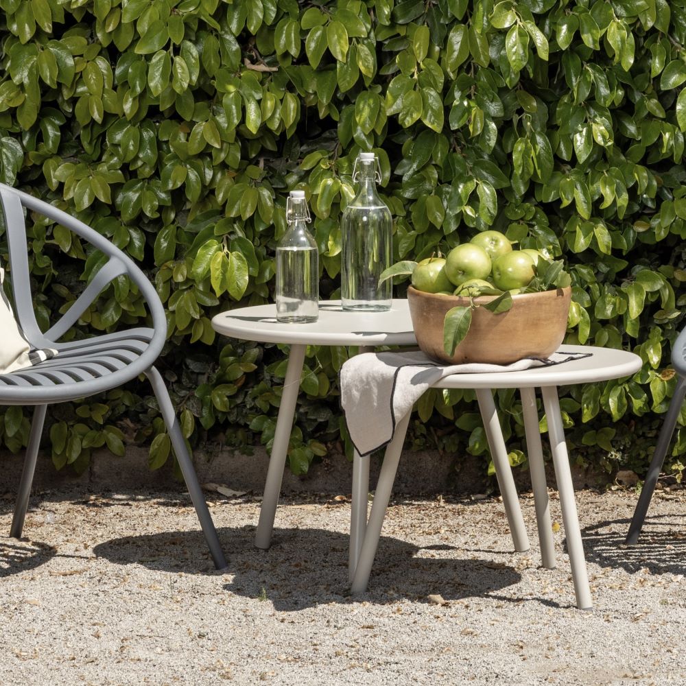 Mesa Terraza Girare 50x42cm Gris Claro - Image 2