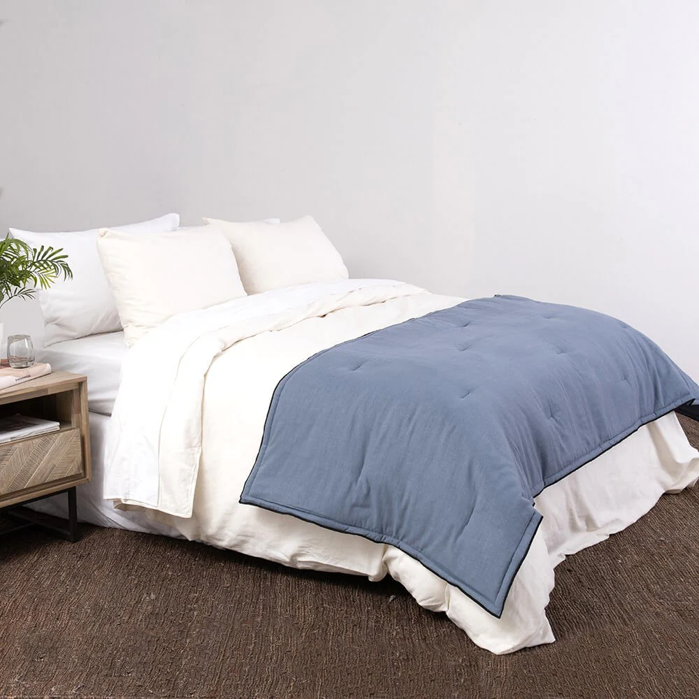Piecera Lino Noa Azul