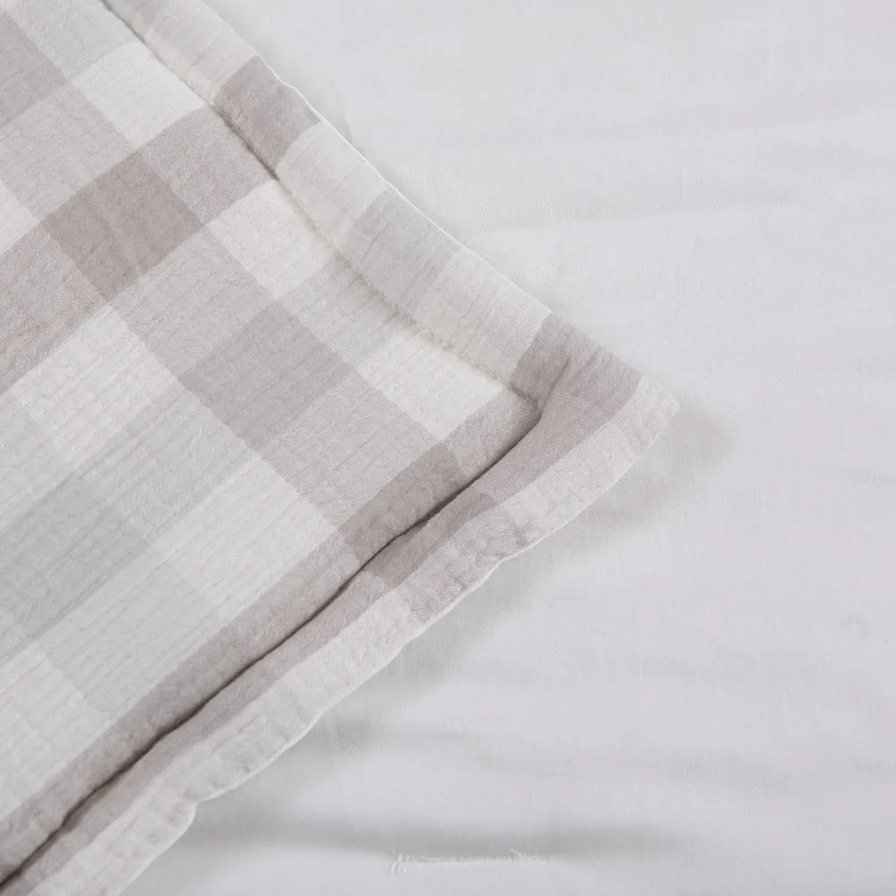 Piecera Vichy 90x230cm Gris - Image 2