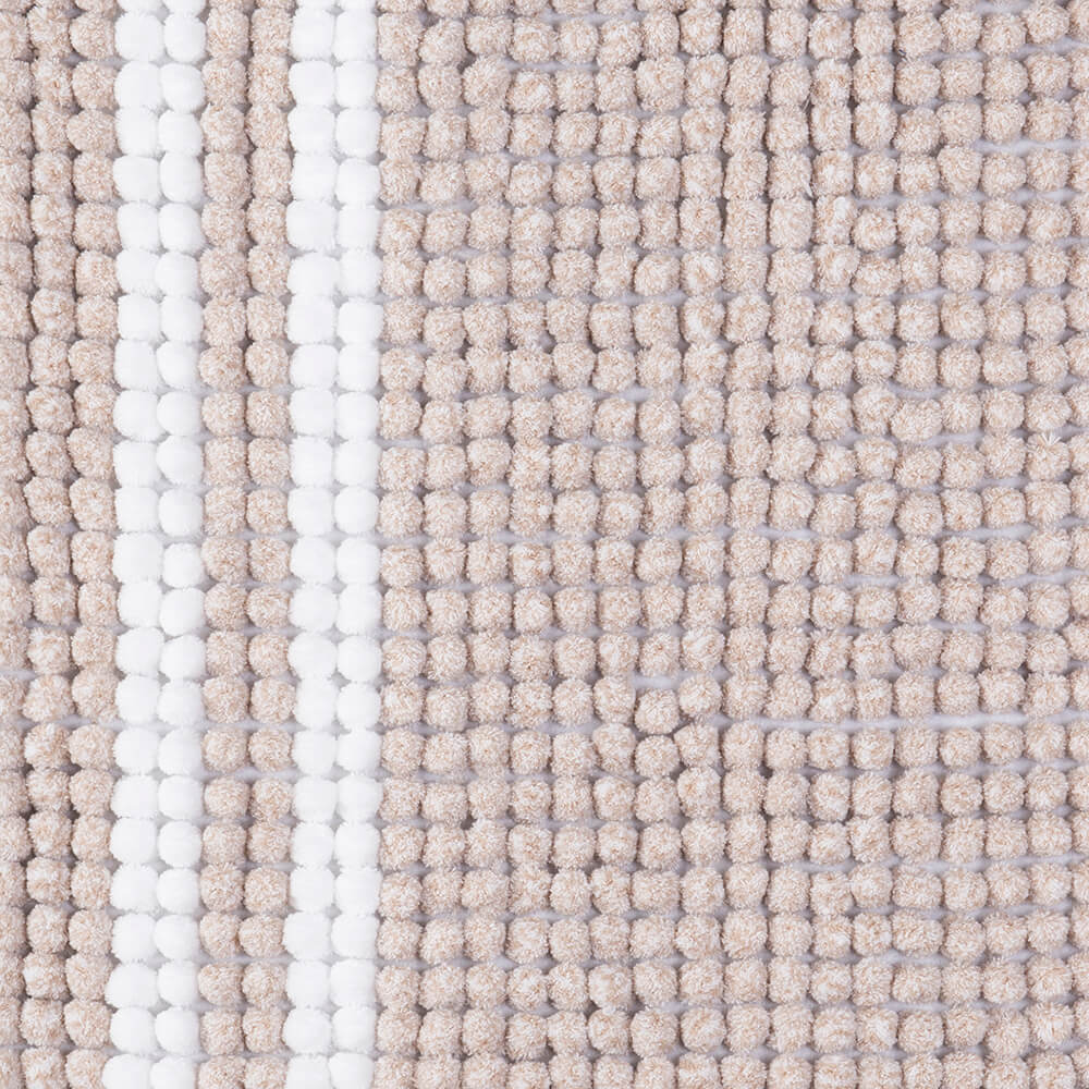 Piso Baño Chenilla Líneas Beige - Image 2