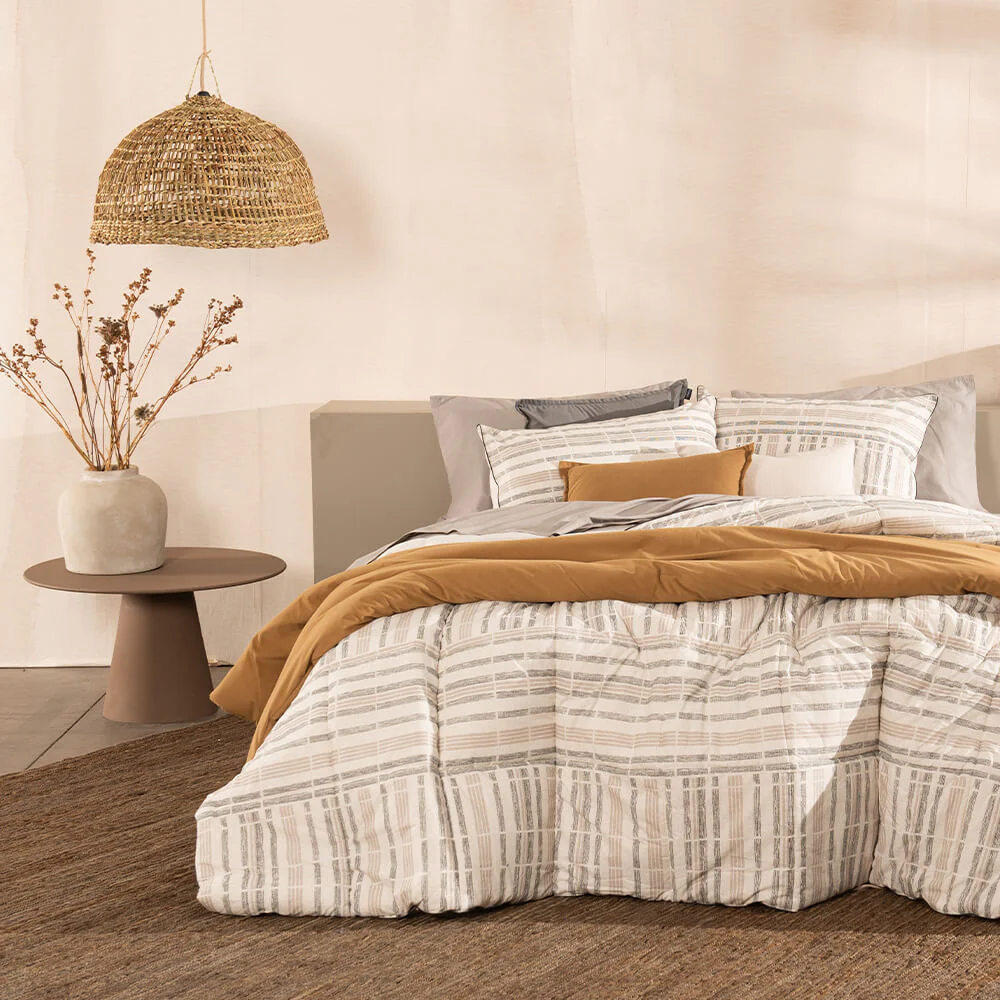 Plumón Estampado Samaná King Beige - Image 7