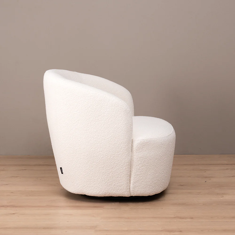 Poltrona Giratoria Caprice Blanca - Image 4