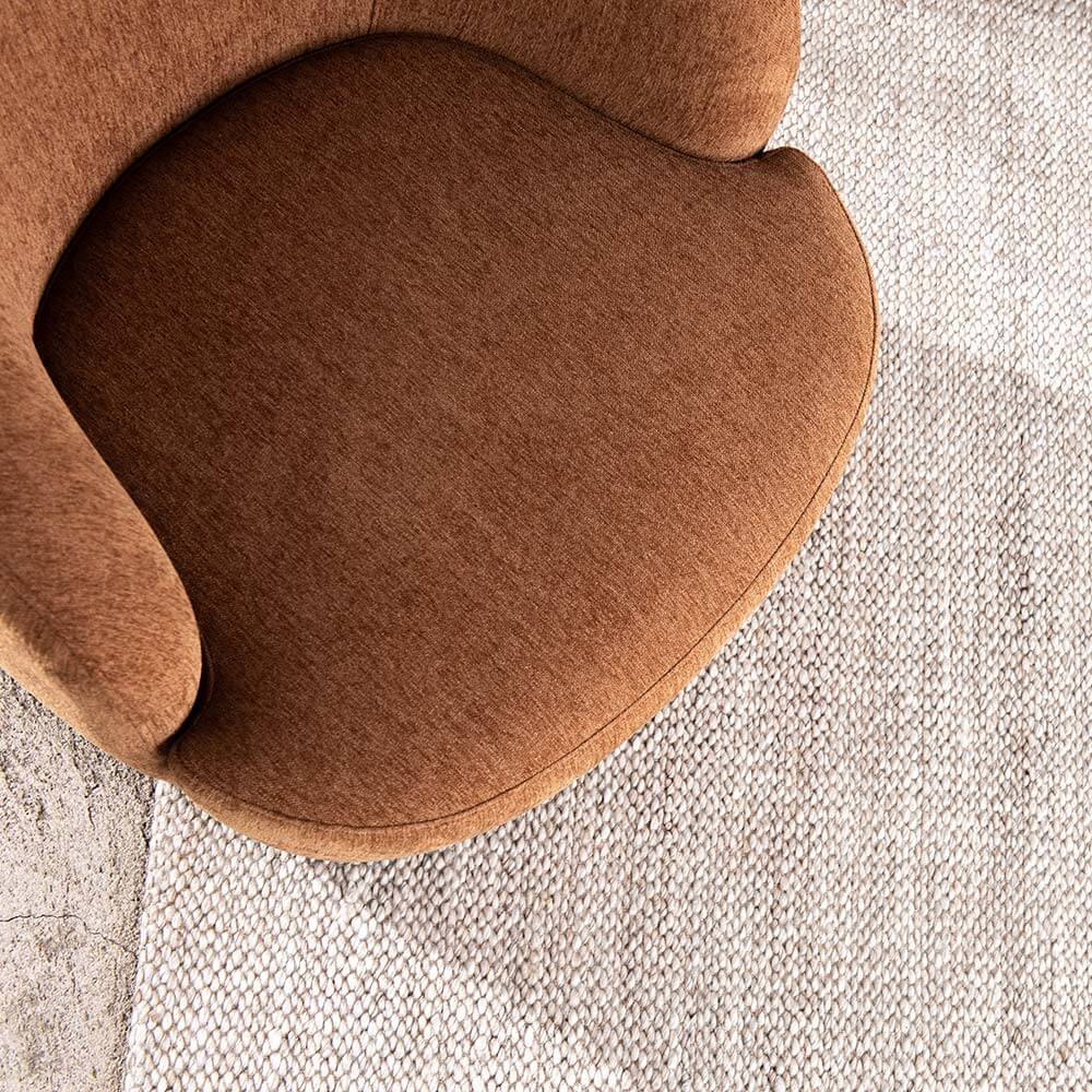 Poltrona Giratoria Caprice Camel - Image 10