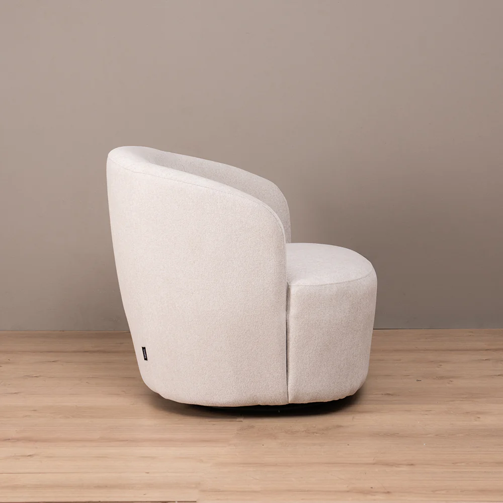 Poltrona Giratoria Caprice Cruda - Image 5