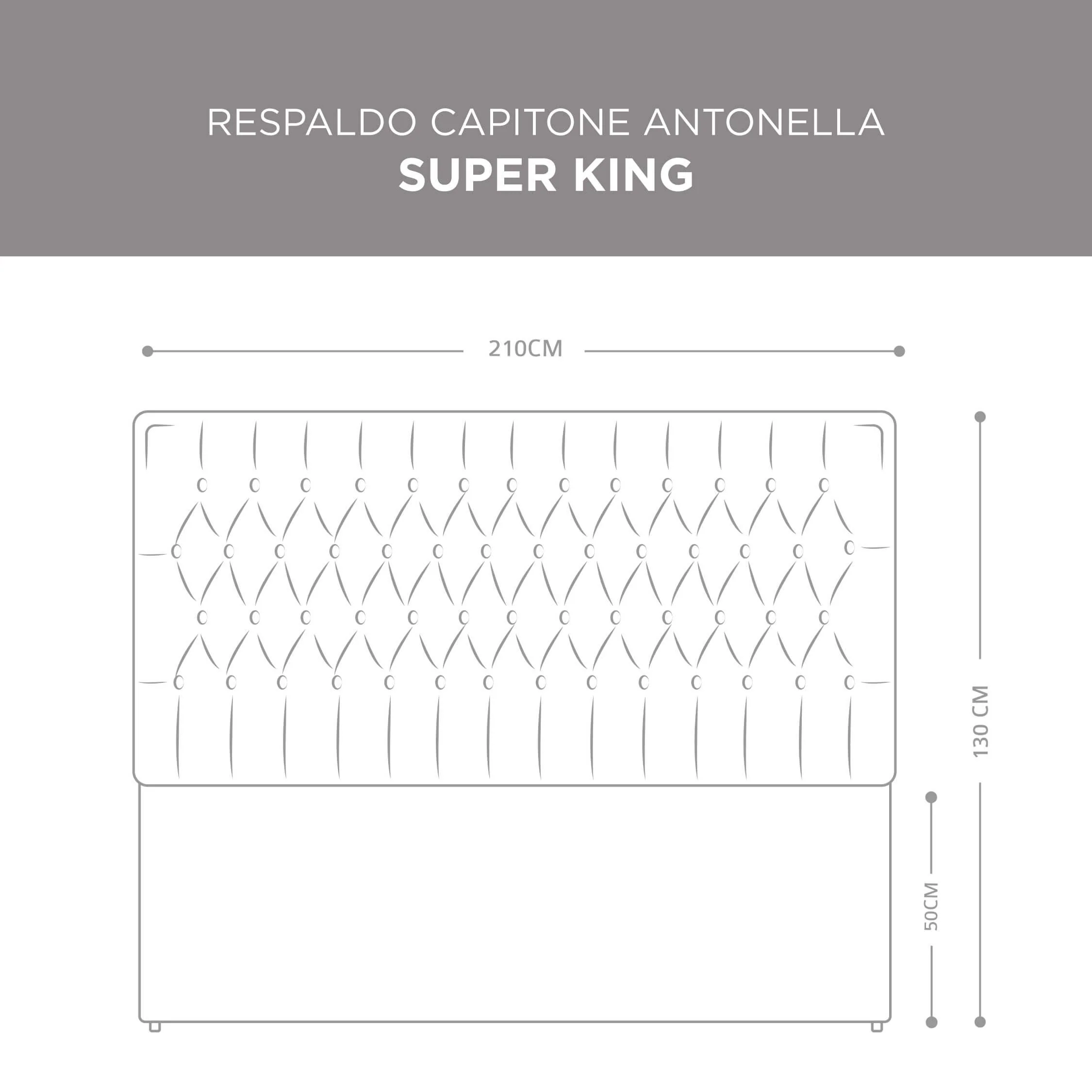 Respaldo Capitoné Antonella Beige - Image 5