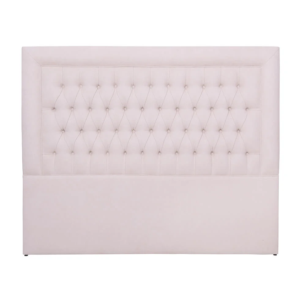 Respaldo Capitoné Borde Charlotte Beige - Image 2