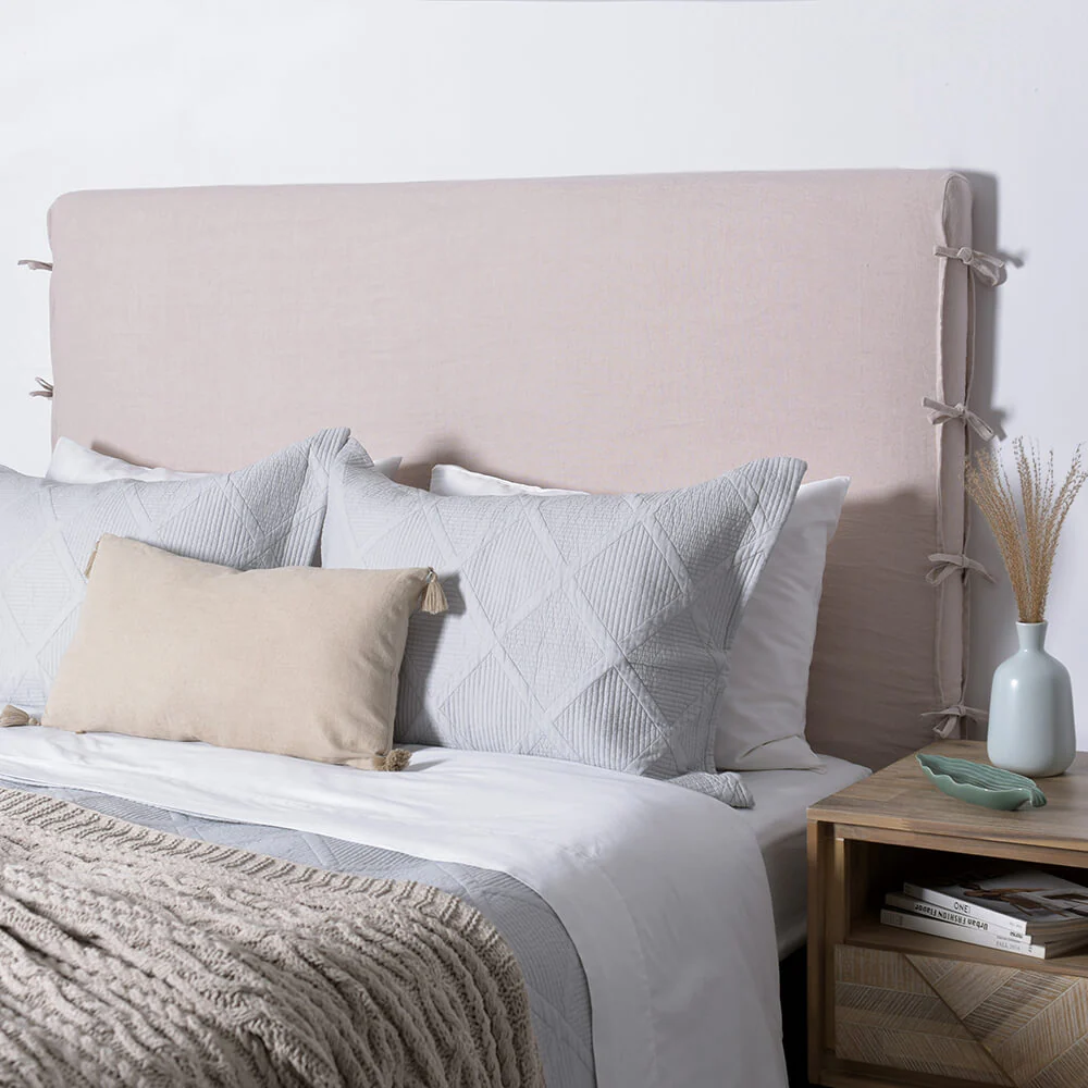 Respaldo Funda Lino Amarras Beige
