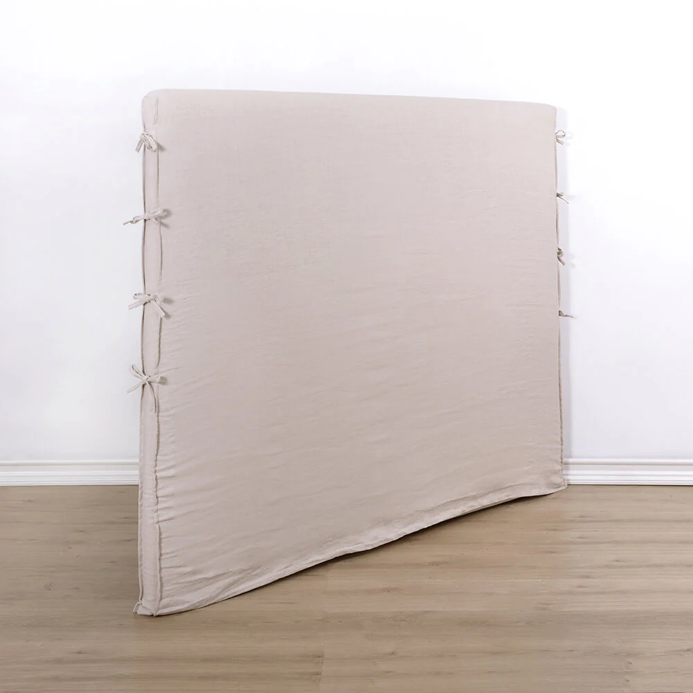 Respaldo Funda Lino Amarras Beige - Image 2