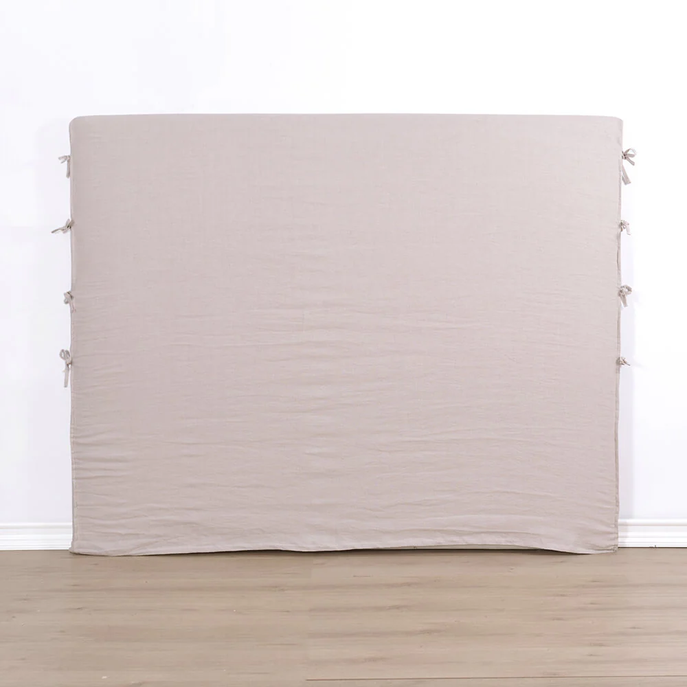 Respaldo Funda Lino Amarras Beige - Image 3