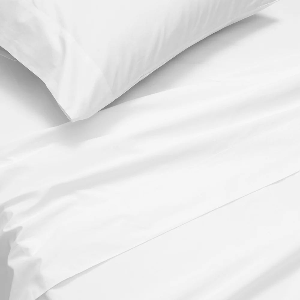 Sábana 300 Hilos Percale King Blanco - Image 2