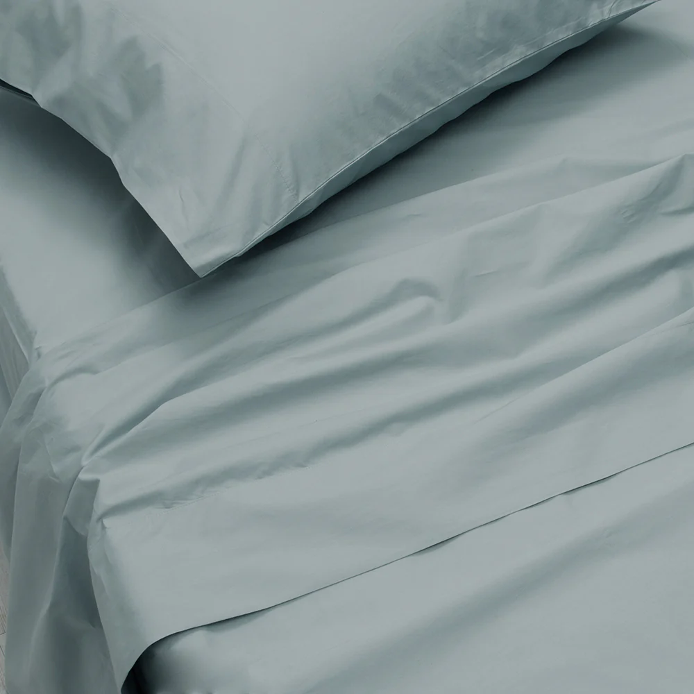 Sábana 300 Hilos Percale Super King Celeste - Image 2