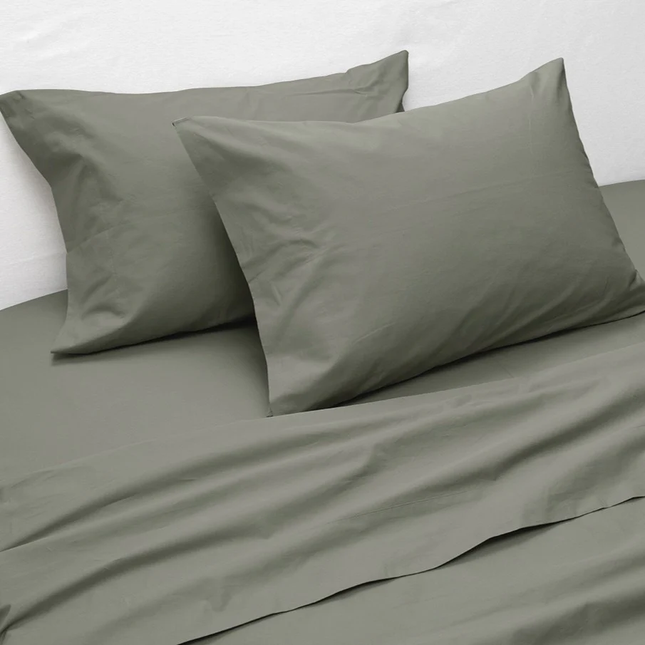 Sábana 400 Hilos Percale King Verde