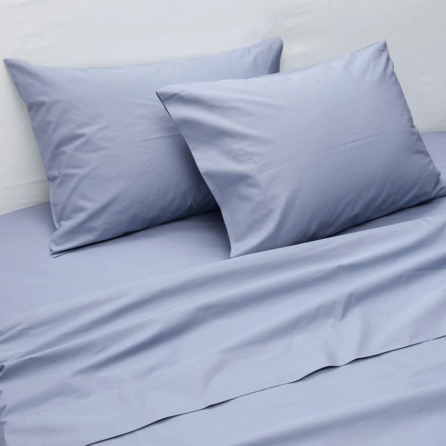 Sábana 400 Hilos Percale Super King Azul
