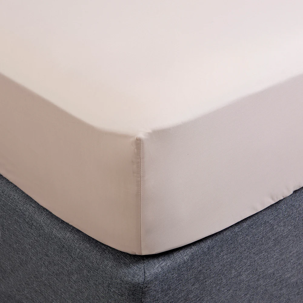 Sábana Inferior 300 Hilos 1.5 Plazas Beige