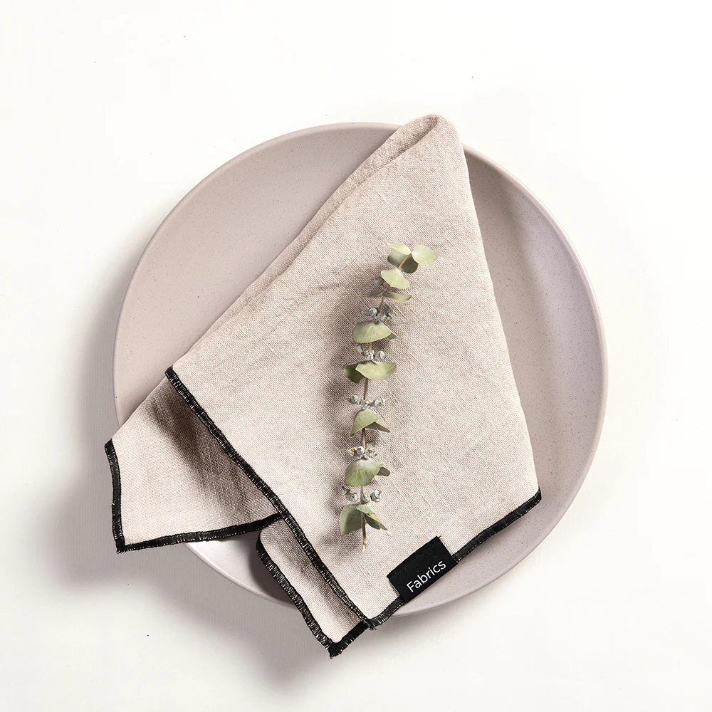 Servilleta Lino Isa 40x40cm Beige