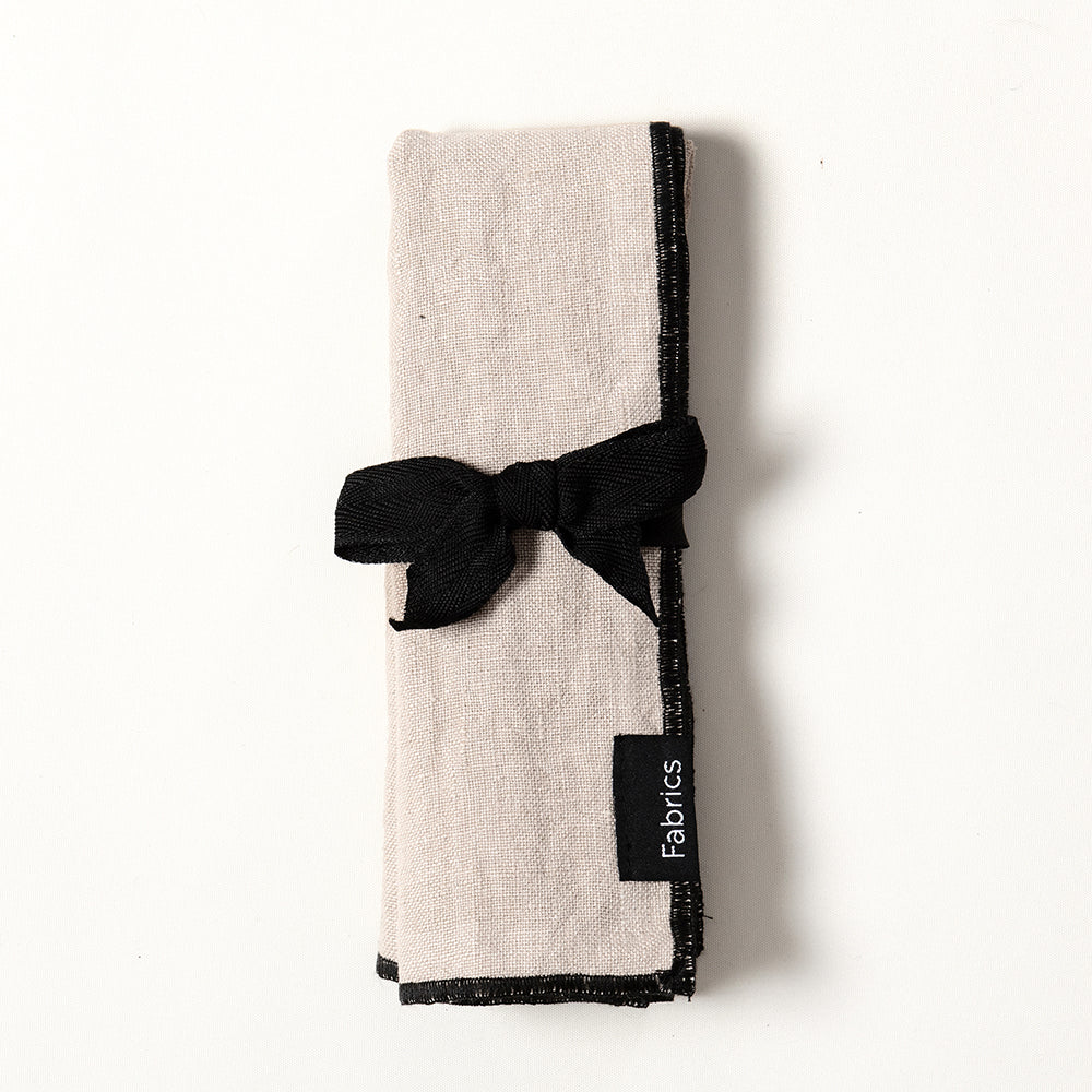 Servilleta Lino Isa 40x40cm Beige - Image 3