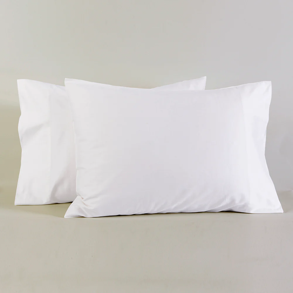 Set 2 Fundas Almohadas 300 Hilos 50x70cm Crudo