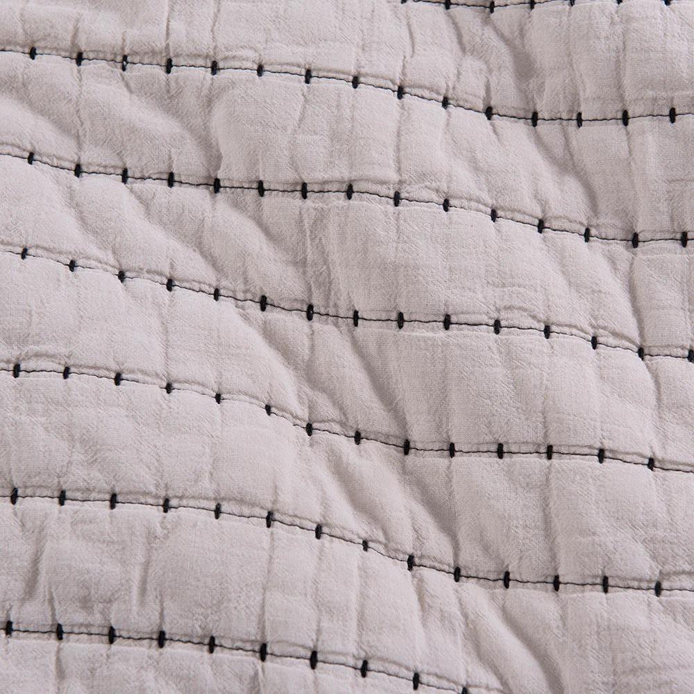 Set 2 Fundas Almohadas Lorenzo 50x70cm Beige - Image 2