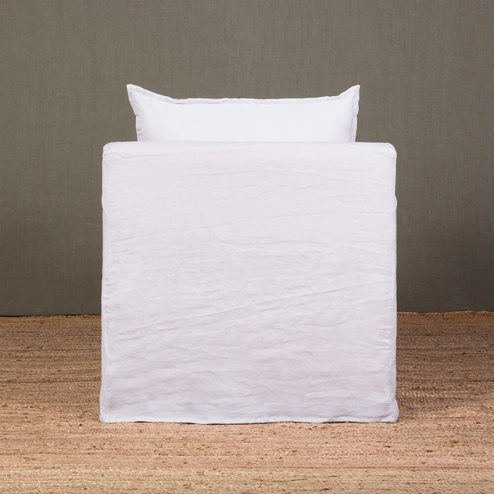Sillón Dominga Lino Blanco - Image 3