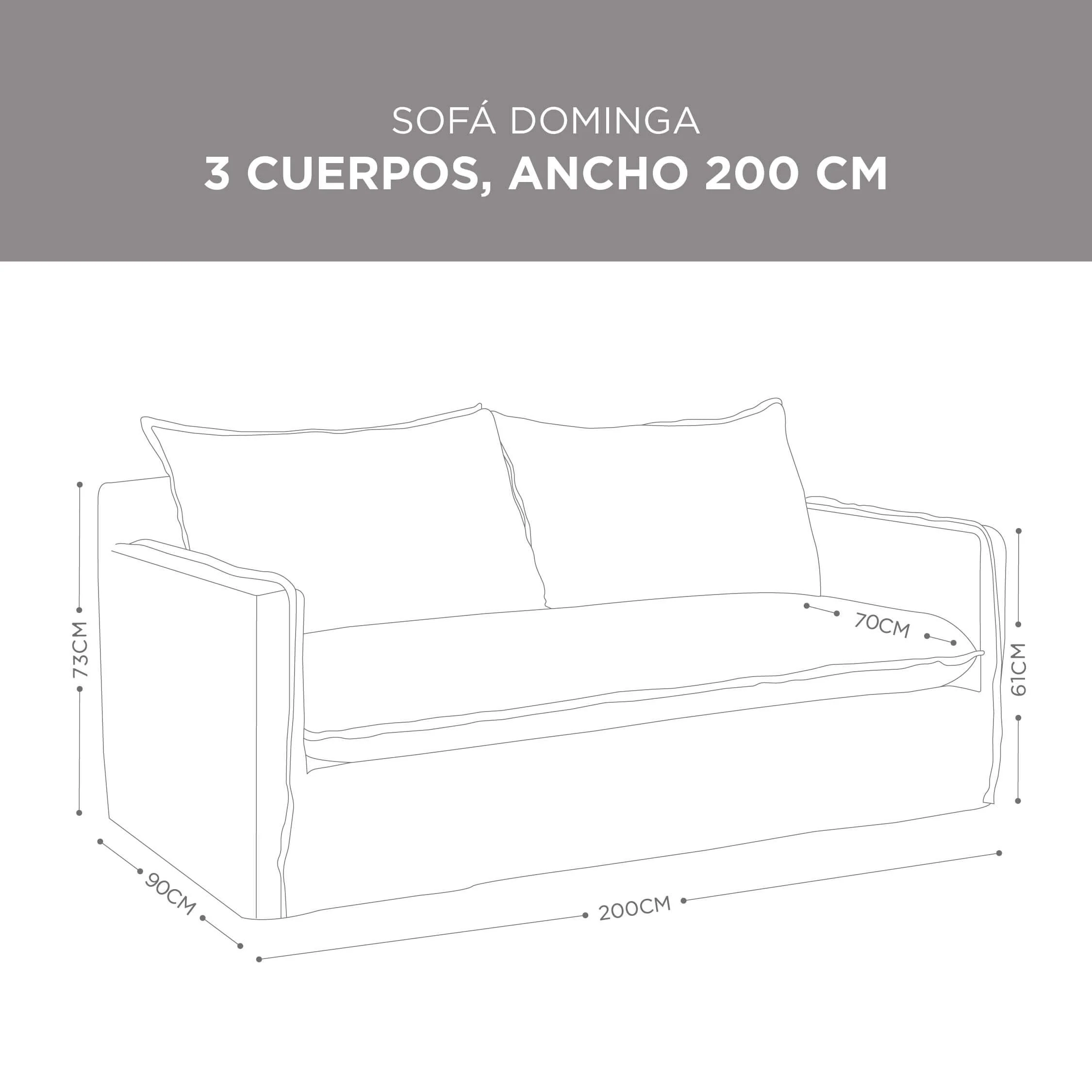 Sofá Dominga Lino Blanco - Image 7