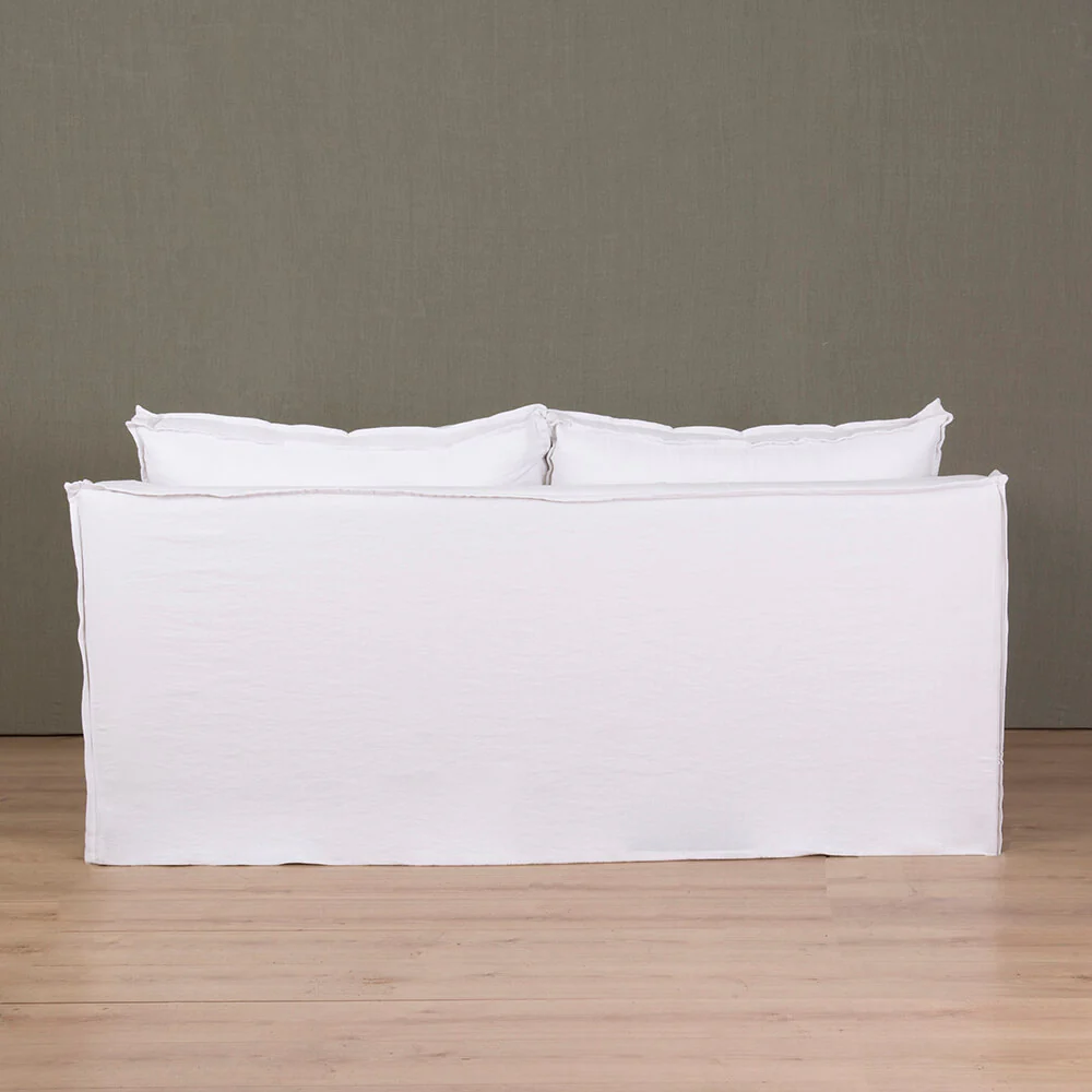 Sofá Francés Lino Blanco - Image 4