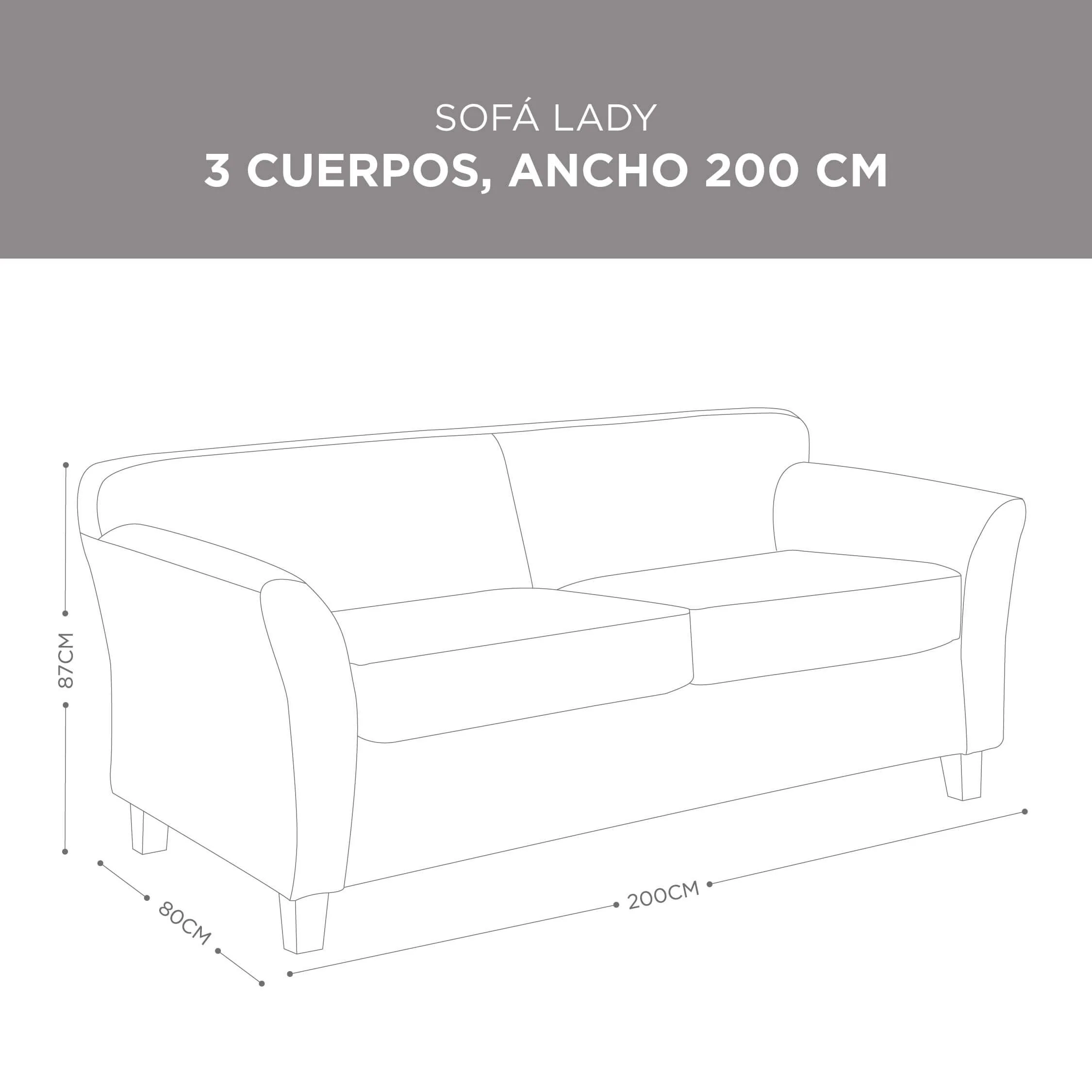 Sofá Lady Beige - Image 6