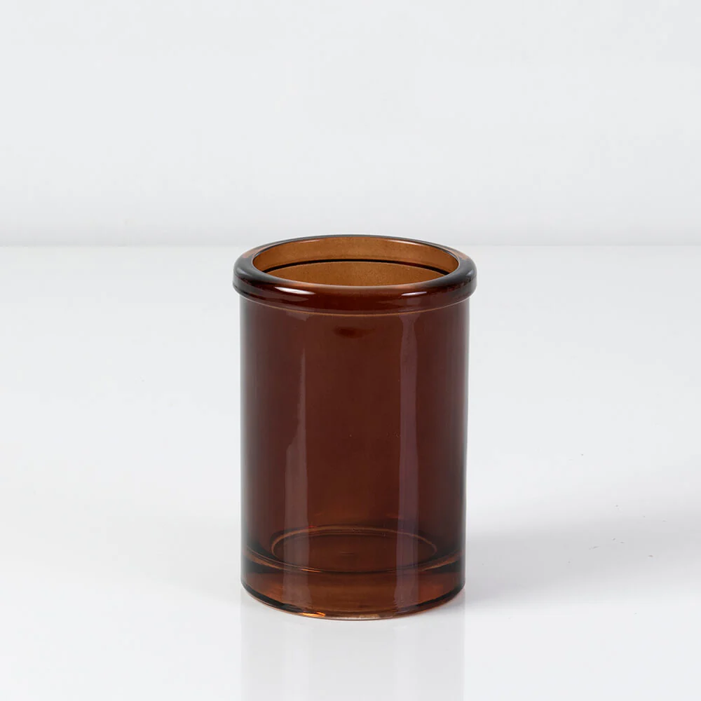 Vaso Botica Vidrio Ámbar - Image 3